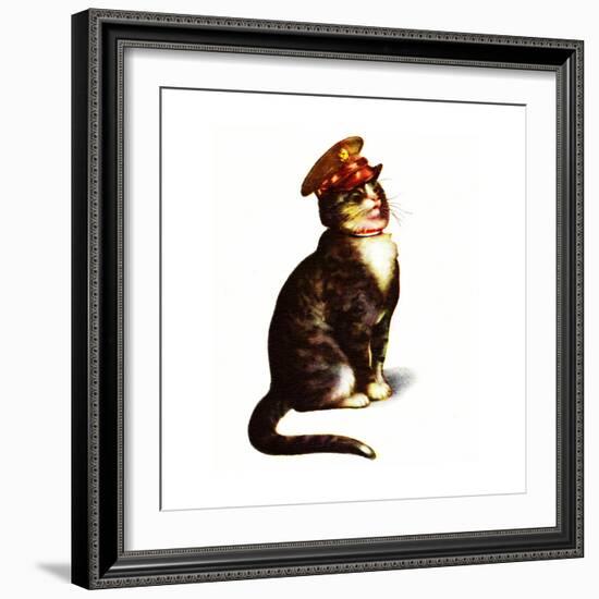 Chester Peake in Uniform-Charles Bracker-Framed Giclee Print