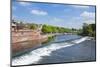 Chester Weir Crossing the River Dee at Chester, Cheshire, England, United Kingdom, Europe-Neale Clark-Mounted Photographic Print