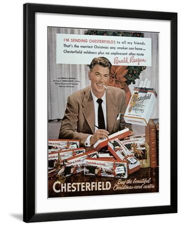 reagan cigarette ad Chesterfield Cigarette Advertisement Featuring Ronald Reagan Giclee Print reagan cigarette ad Chesterfield Cigarette Advertisement Featuring Ronald Reagan Giclee Print