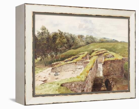 Chesters, Bath-House from the North-Charles Richardson-Framed Premier Image Canvas