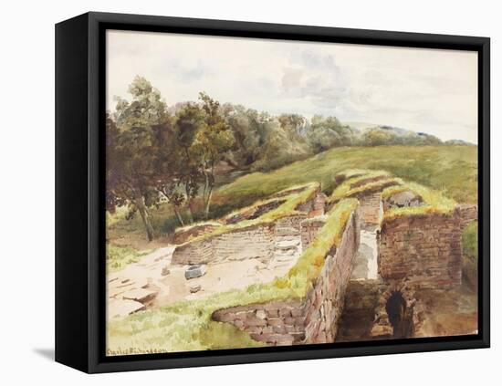 Chesters, Bath-House from the North-Charles Richardson-Framed Premier Image Canvas