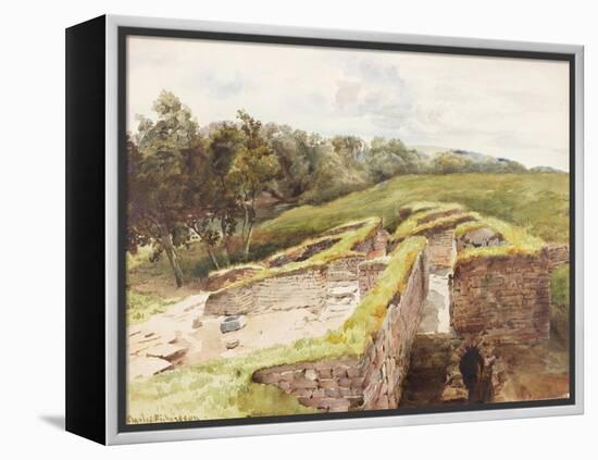 Chesters, Bath-House from the North-Charles Richardson-Framed Premier Image Canvas