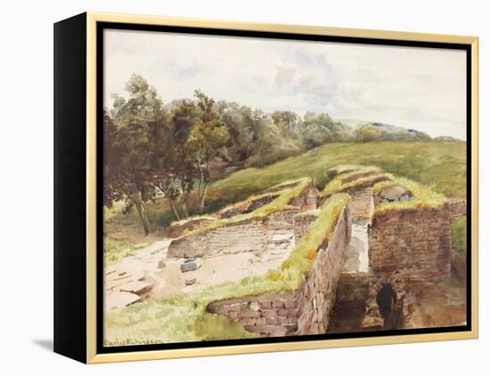 Chesters, Bath-House from the North-Charles Richardson-Framed Premier Image Canvas