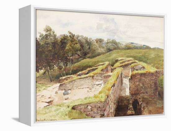 Chesters, Bath-House from the North-Charles Richardson-Framed Premier Image Canvas