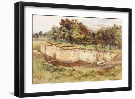 Chesters Bath House from the South West-Charles Richardson-Framed Giclee Print