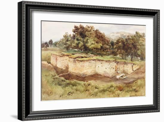 Chesters Bath House from the South West-Charles Richardson-Framed Giclee Print