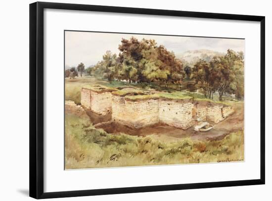 Chesters Bath House from the South West-Charles Richardson-Framed Giclee Print