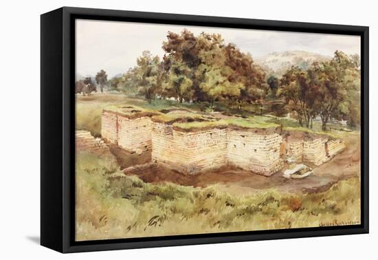 Chesters Bath House from the South West-Charles Richardson-Framed Premier Image Canvas