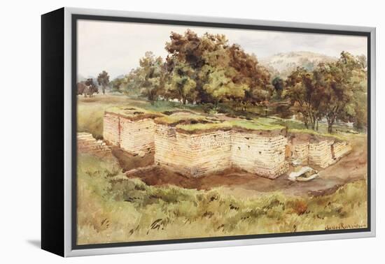 Chesters Bath House from the South West-Charles Richardson-Framed Premier Image Canvas