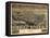 Chestertown, Maryland - Panoramic Map-Lantern Press-Framed Stretched Canvas