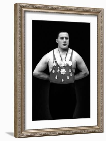 Chestful of Awards-null-Framed Art Print