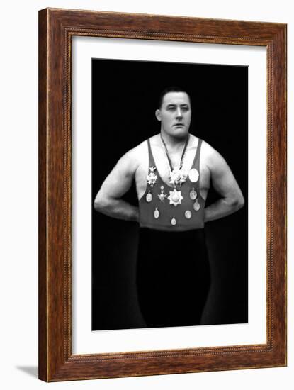 Chestful of Awards-null-Framed Art Print