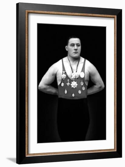 Chestful of Awards-null-Framed Art Print