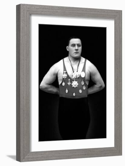 Chestful of Awards-null-Framed Premium Giclee Print