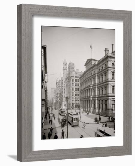 Chestnut St., Philadelphia, Pa.-null-Framed Photo