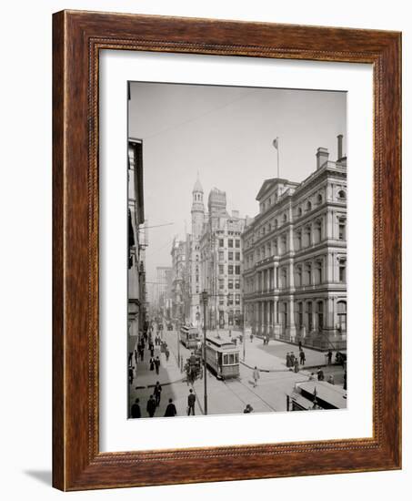 Chestnut St., Philadelphia, Pa.-null-Framed Photo