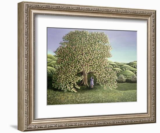 Chestnut Tree and Lovers, 1986-Liz Wright-Framed Giclee Print