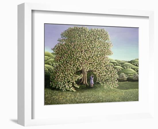 Chestnut Tree and Lovers, 1986-Liz Wright-Framed Giclee Print