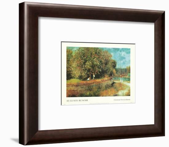 Chestnut Tree in Bloom-Unknown Renoir-Framed Art Print