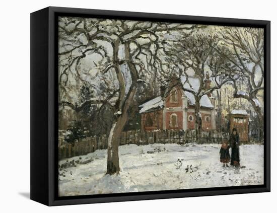 Chestnut Trees in Louveciennes, c.1872-Camille Pissarro-Framed Premier Image Canvas