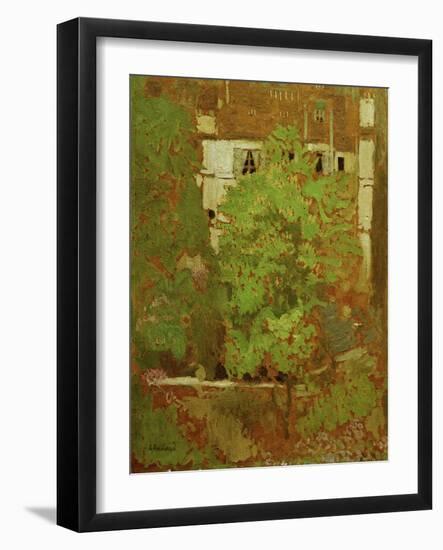 Chestnut Trees in Rue Truffaut (in the 17th Arrondissement in Paris), c.1900-Edouard Vuillard-Framed Giclee Print