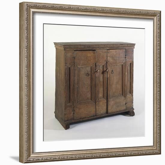 Chestnut Umbrian Sideboard, Italy-null-Framed Giclee Print