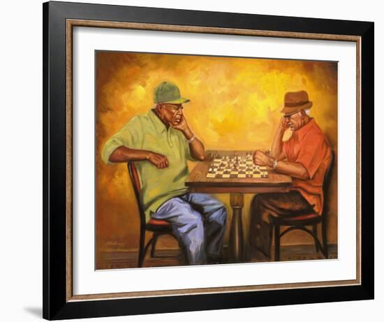 Chet and Hector-Sterling Brown-Framed Art Print