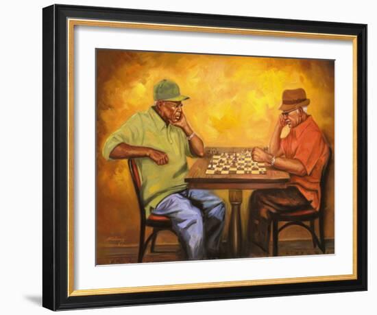 Chet and Hector-Sterling Brown-Framed Art Print