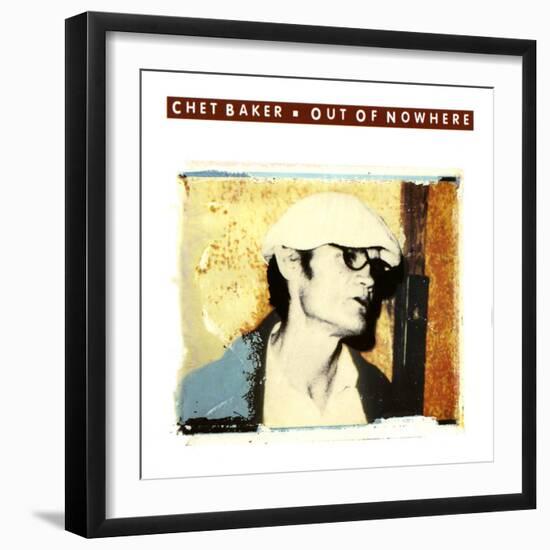 Chet Baker - Out of Nowhere-null-Framed Art Print