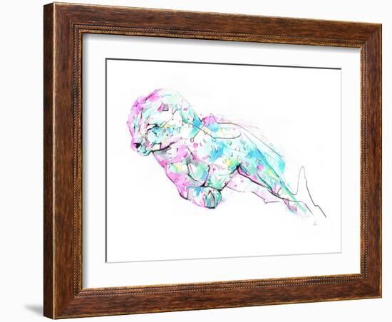 Chetah-Alexis Marcou-Framed Art Print