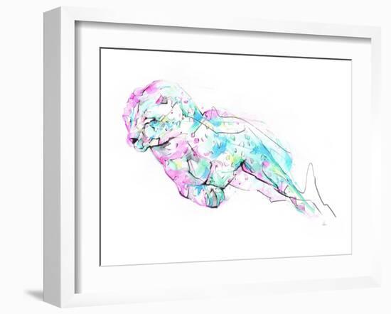 Chetah-Alexis Marcou-Framed Art Print