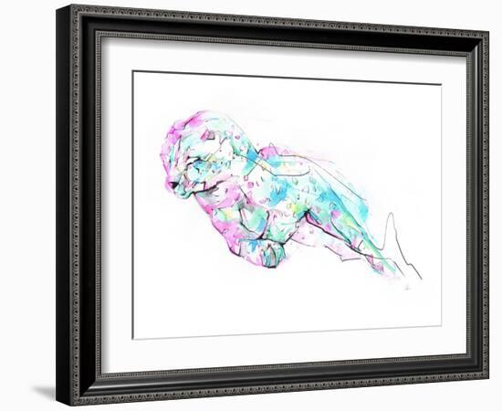 Chetah-Alexis Marcou-Framed Art Print