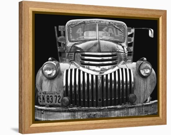 Chev 4 Sale - Black and White-Larry Hunter-Framed Premier Image Canvas