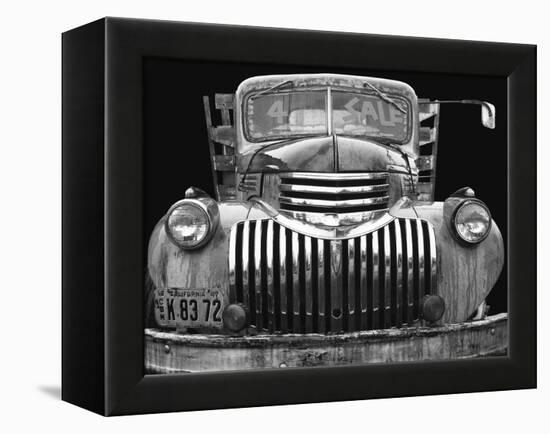 Chev 4 Sale - Black and White-Larry Hunter-Framed Premier Image Canvas