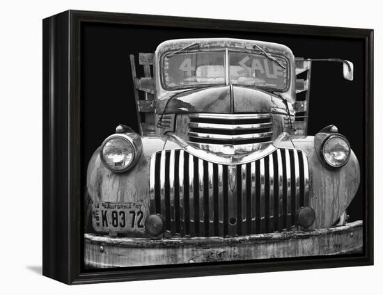 Chev 4 Sale - Black and White-Larry Hunter-Framed Premier Image Canvas