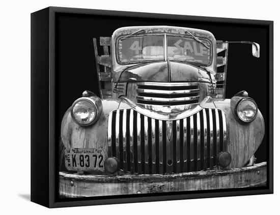 Chev 4 Sale - Black and White-Larry Hunter-Framed Premier Image Canvas