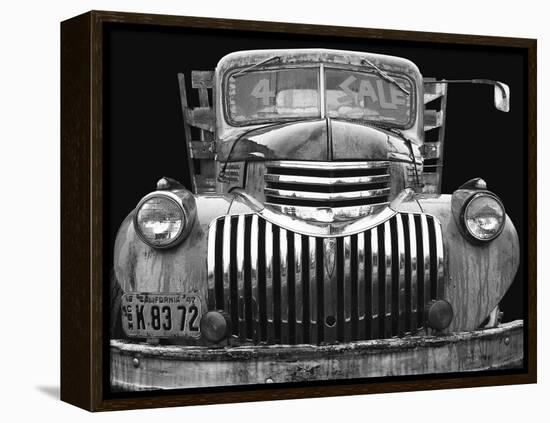 Chev 4 Sale - Black and White-Larry Hunter-Framed Premier Image Canvas