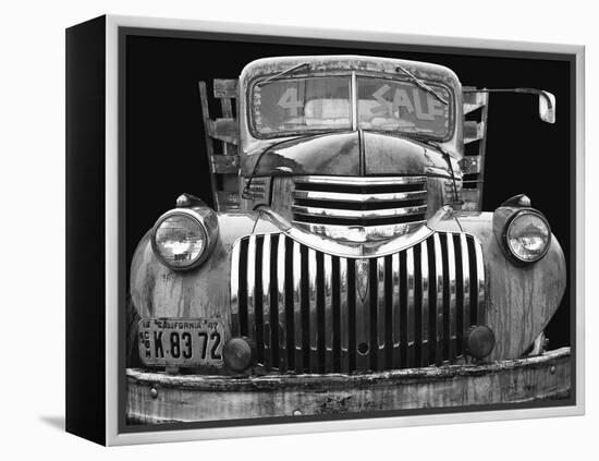 Chev 4 Sale - Black and White-Larry Hunter-Framed Premier Image Canvas