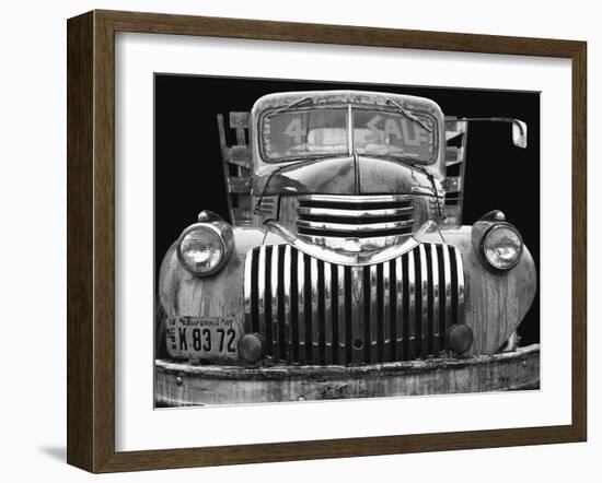 Chev 4 Sale - Black and White-Larry Hunter-Framed Premium Photographic Print