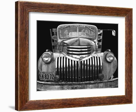 Chev 4 Sale - Black and White-Larry Hunter-Framed Photographic Print