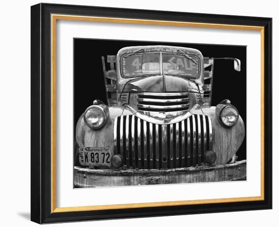Chev 4 Sale - Black and White-Larry Hunter-Framed Photographic Print