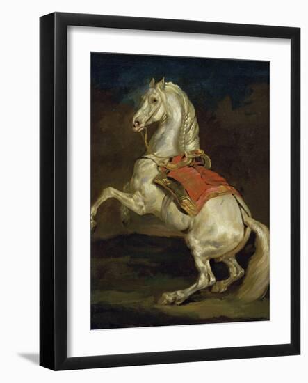 Cheval Cabre-Théodore Géricault-Framed Giclee Print