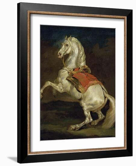 Cheval Cabre-Théodore Géricault-Framed Giclee Print