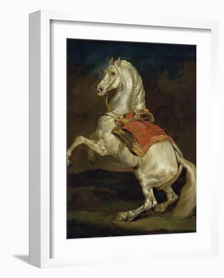 Cheval Cabre-Théodore Géricault-Framed Giclee Print