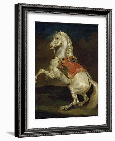 Cheval Cabre-Théodore Géricault-Framed Giclee Print