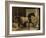 Cheval noir sortant de l'écurie-Horace Vernet-Framed Giclee Print