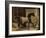 Cheval noir sortant de l'écurie-Horace Vernet-Framed Giclee Print