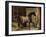 Cheval noir sortant de l'écurie-Horace Vernet-Framed Giclee Print