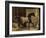 Cheval noir sortant de l'écurie-Horace Vernet-Framed Giclee Print