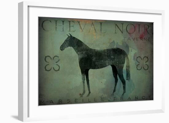 Cheval Noir v1-Ryan Fowler-Framed Art Print